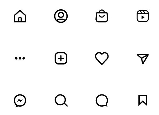 Бесплатные иконки инстаграм в Figma