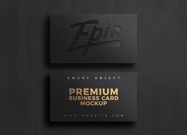 Серебряный тисненый логотип psd