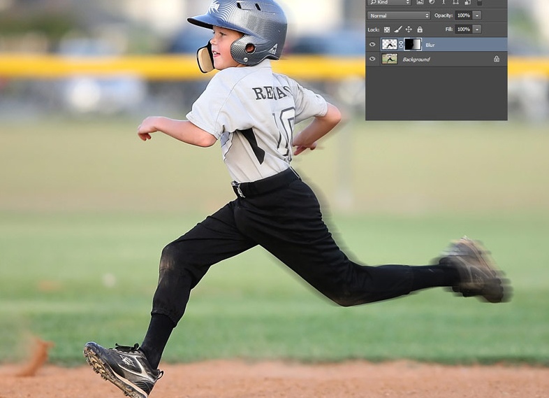 Эффект движения psd