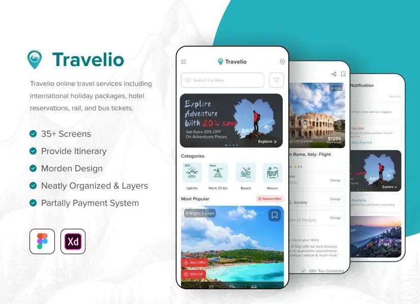Набор интерфейсов в Figma