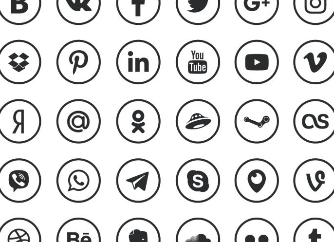 Иконки социальных сетей