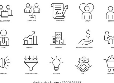 Иконки для маркетинга и бизнеса в Figma