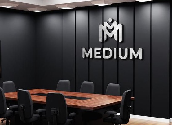 Мокап логотипа на стене PSD