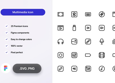 Набор геймерских иконок в Figma Набор геймерских иконок в Figma
